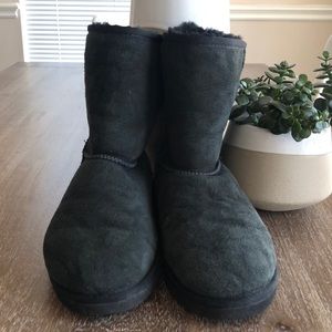 Black UGG boots